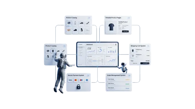 Structure d'une boutique en ligne Structure d'une boutique en ligne